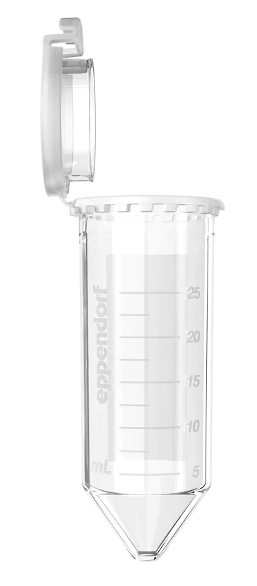 艾本德Eppendorf Conical Tubes 25 mL 帶鎖扣蓋 SnapTec?, 25 mL, 啟動套裝，4  個單離心管架，6  個轉子適配器，轉子孔可容納 50  mL 錐形管, P