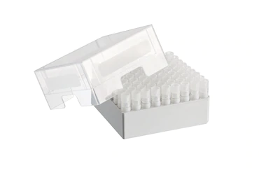 艾本德儲存盒 9 × 9, 可放置 81  個螺旋蓋（凍存）管， 3   mL，2  件，高 76  mm，3  英寸，聚丙烯材料，可耐受最低 -86  °C，可高溫高壓滅菌，帶蓋子并具有數(shù)字字母標(biāo)識